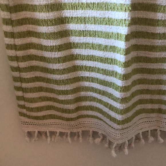 Anthropologie Green Striped Dress - Picture 2 of 5